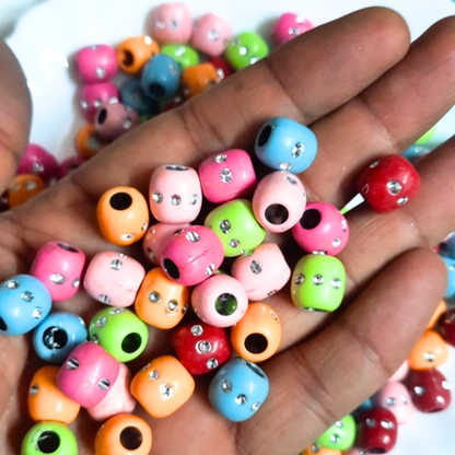 100gm Wooden Beads