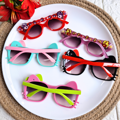 5pc Kids Sunglasses Combo Multicolor