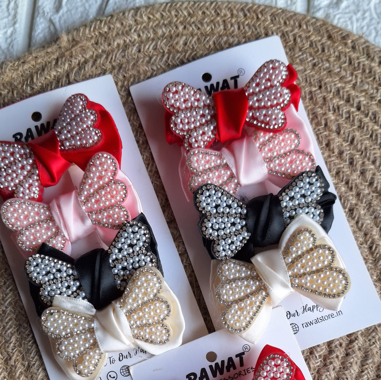 Pack Of 3 Cards Hair Pins