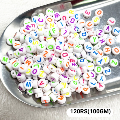 100 Grams Beads For Making Hair Accessories, Jewellery Crafts Items