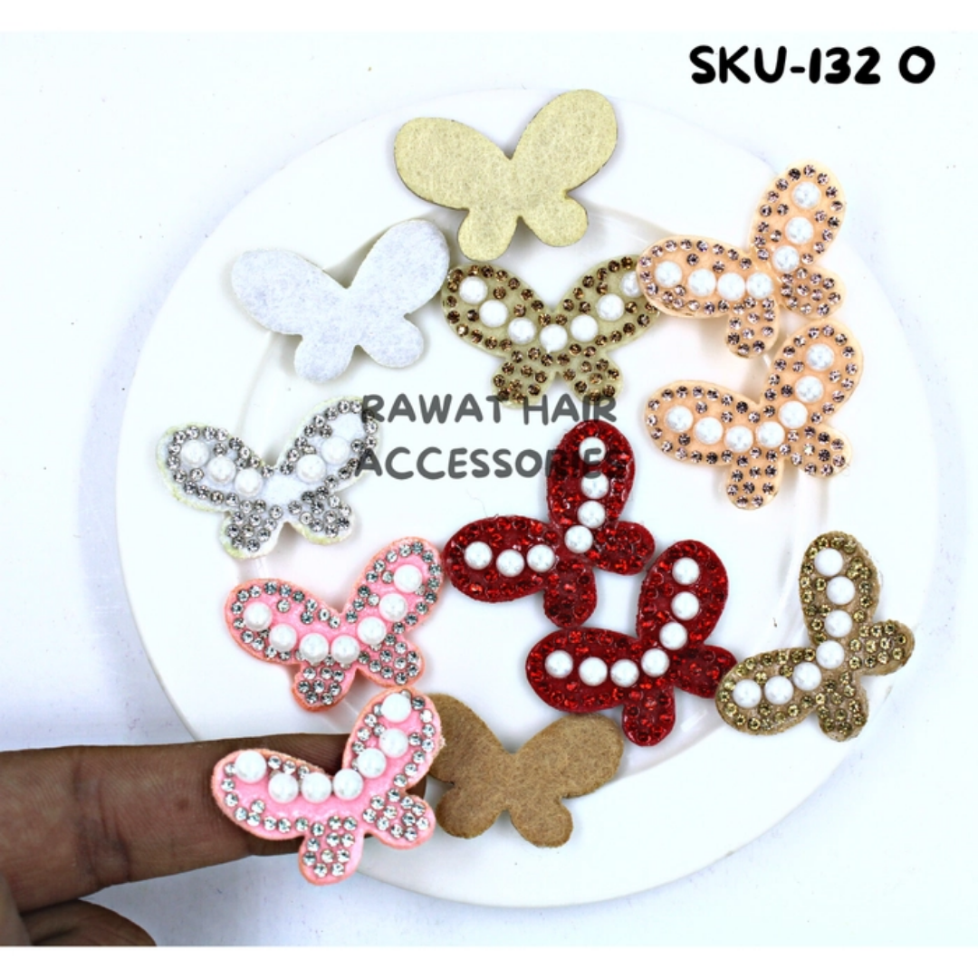 Pack of 12pc Readymade Hair Accessories, Hair Bow Material For Making Hair Bows Clips/Pins