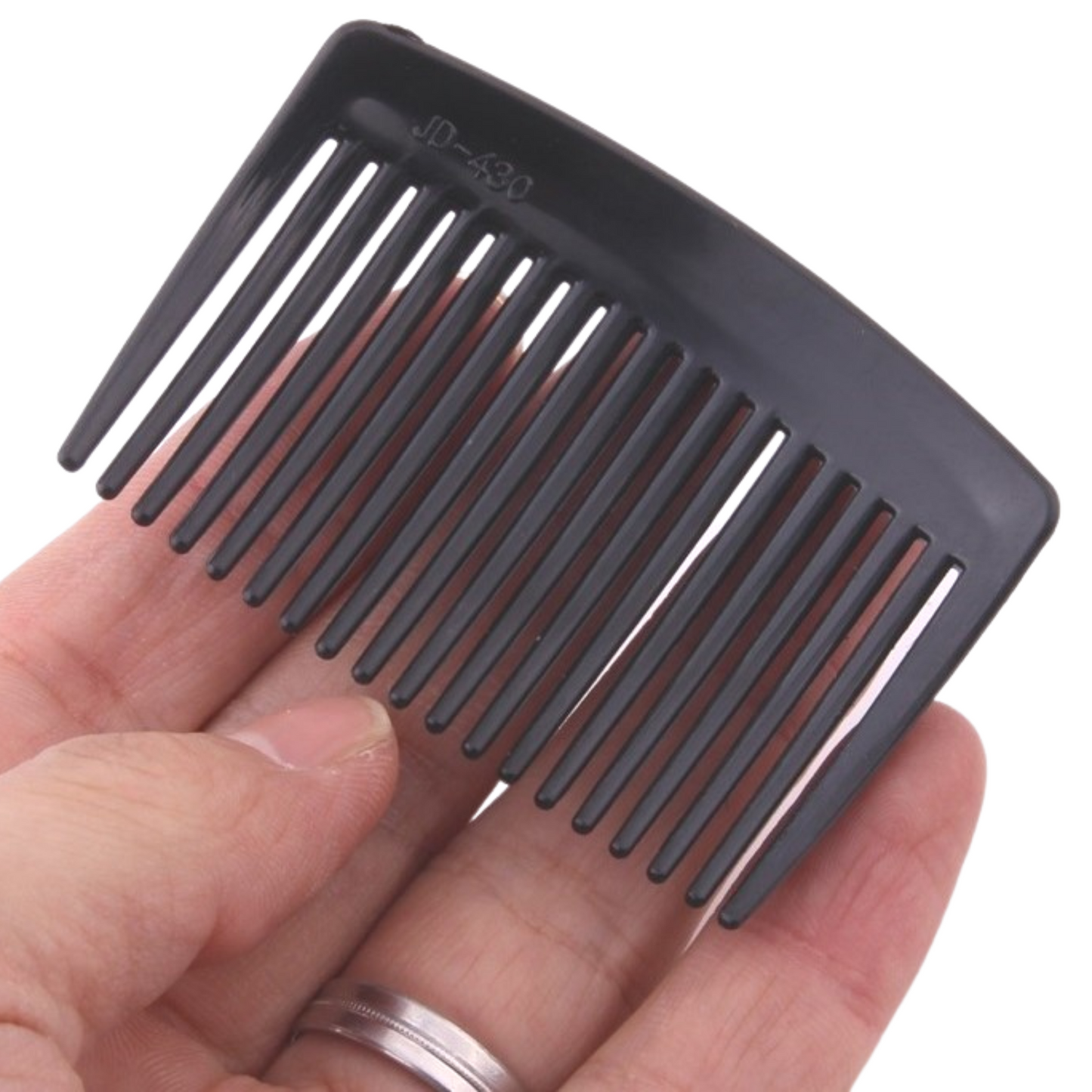 Pack of 20pc Plastic Hair Comb Clips Women's Girls, Black Color