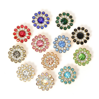 Multi Colour Rhinestone Beads Zarkan Crystal Stones for Jewellery Making, Dress Decoration, Crafts & Embroidery Works
