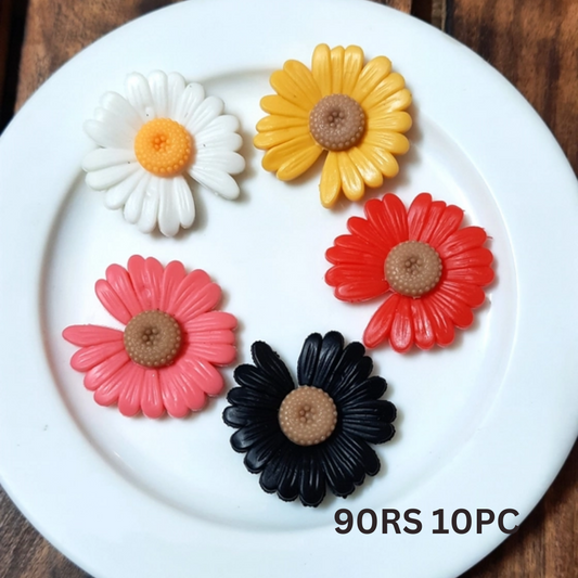 Pack of 10pc Readymade Hair Accessories, Hair Bow Material For Making Hair Bows Clips/Pins