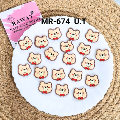Explore Our Pack Of 20 Silicon Cartoon Beads Patches. Perfect For DIY Hair Accessories, Jewelry, Crafts, and More. Unleash your creativity today!