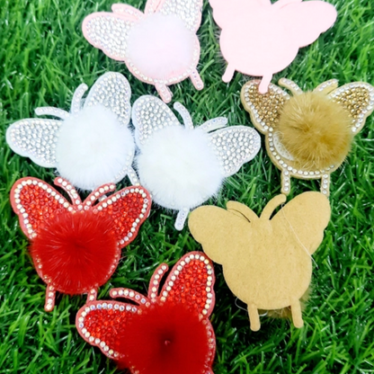 Pack of 8pc Readymade Hair Accessories, Hair Bow Material For Making Hair Bows Clips/Pins