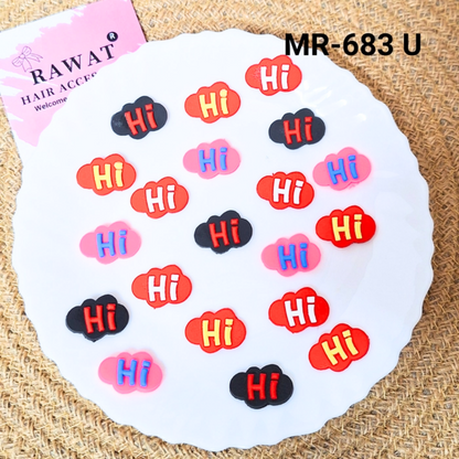 Explore Our Pack Of 20 Silicon Cartoon Beads Patches. Perfect For DIY Hair Accessories, Jewelry, Crafts, and More. Unleash your creativity today!