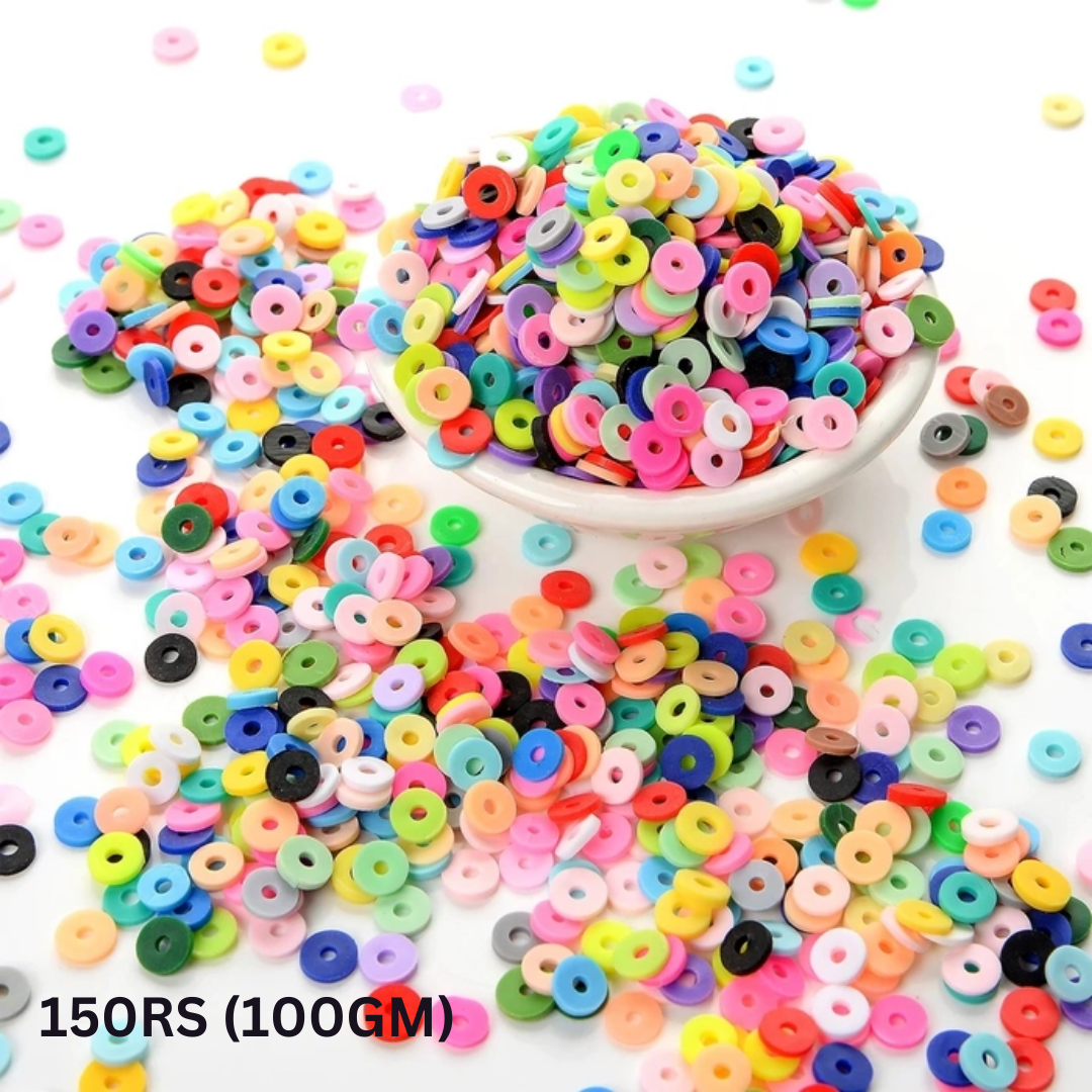 100g Multi-Color Beads for DIY Hair Accessories & Crafts