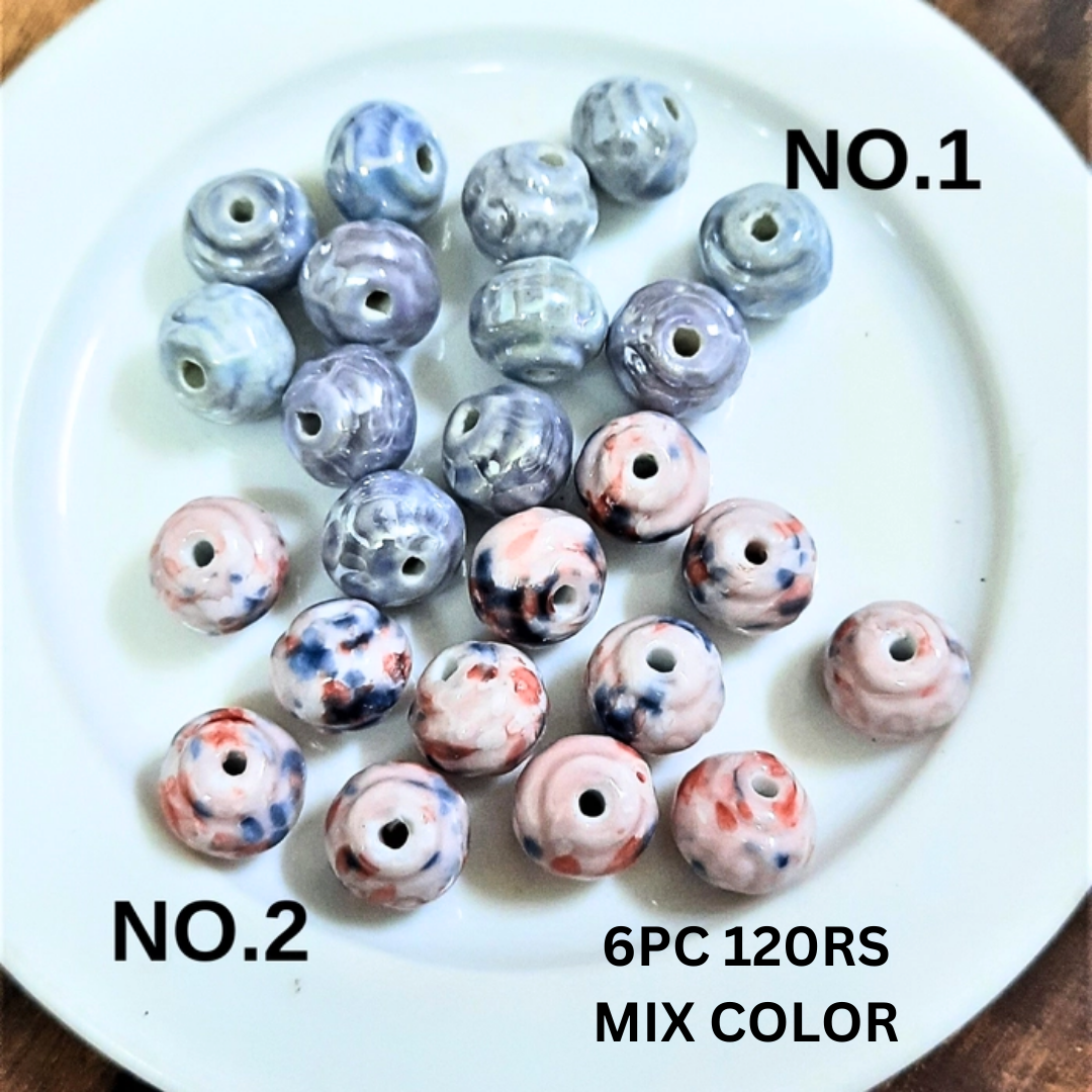 6pc Beads Mix Color