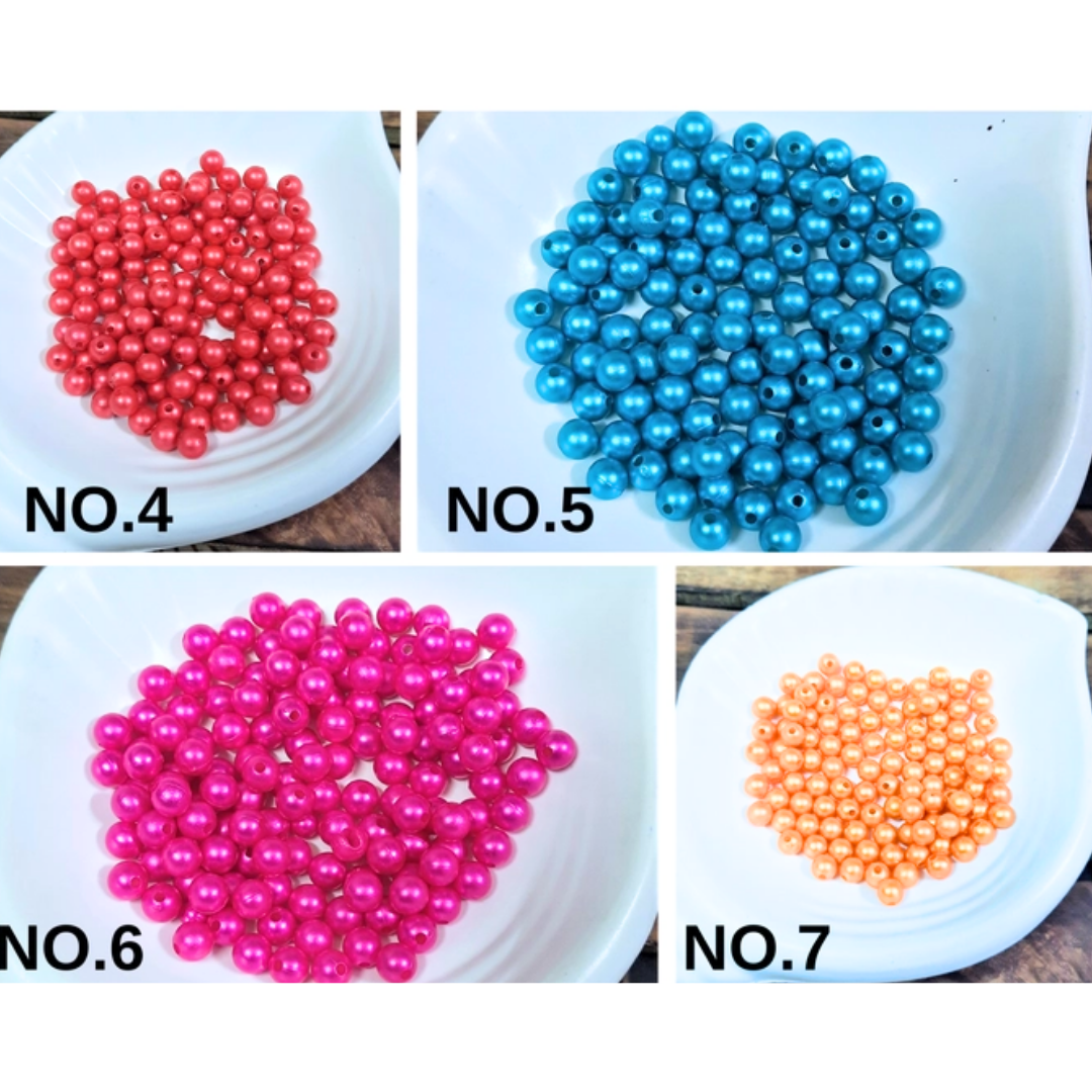 100 Grams Beads 6mm